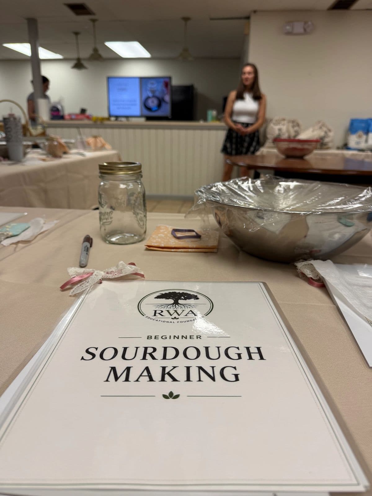 Sourdough workshop supplies at Roots and Wings Academy